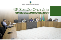 43ª Sessão Ordinária da Câmara Municipal de Peabiru aborda orçamento de 2025 e gestão previdenciária