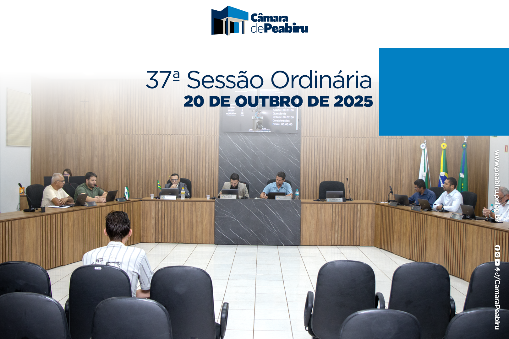 CÂMARA DE PEABIRU APROVA PLs DE CRÉDITO E DOAÇÃO; DEBATE SAÚDE E EDUCAÇÃO