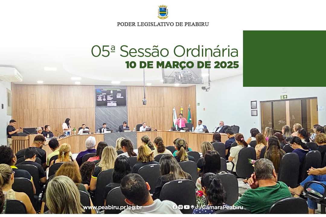 Câmara de Peabiru celebra conquistas da educação e aprova projetos em sessão histórica