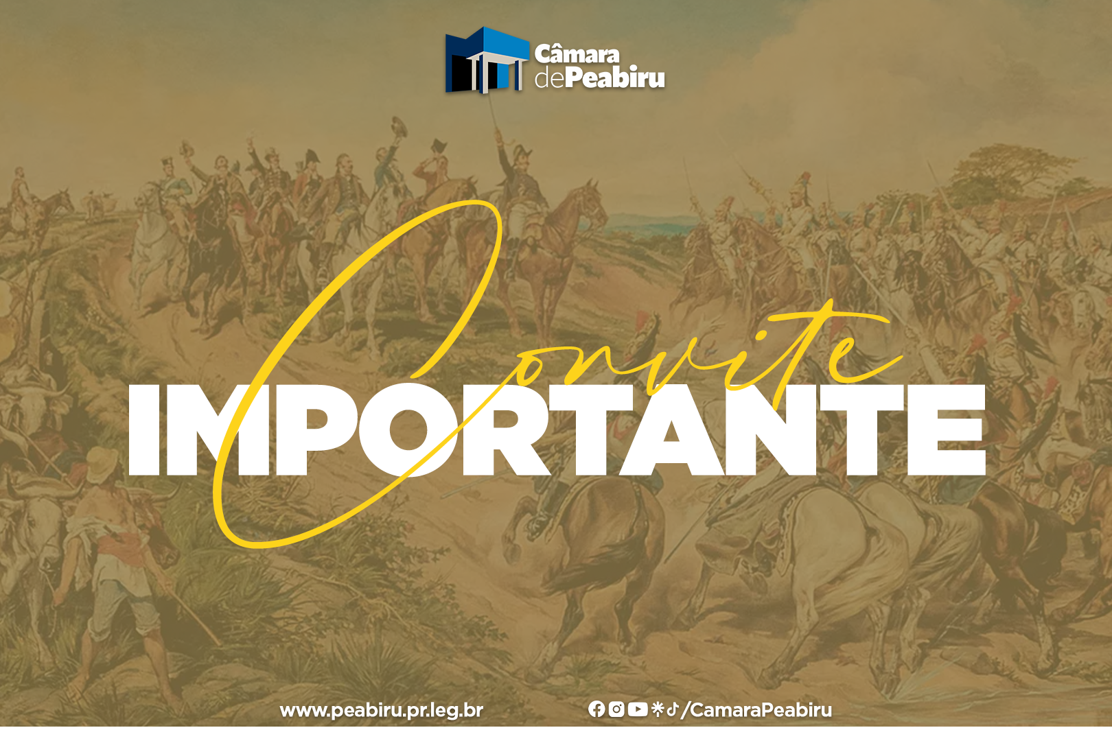 Câmara Municipal convida população para participar do Ato Cívico da Semana da Pátria