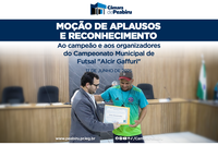 Câmara Municipal de Peabiru: Uma Noite de Aplausos e Reconhecimento ao Futsal "Alcir Gaffuri"