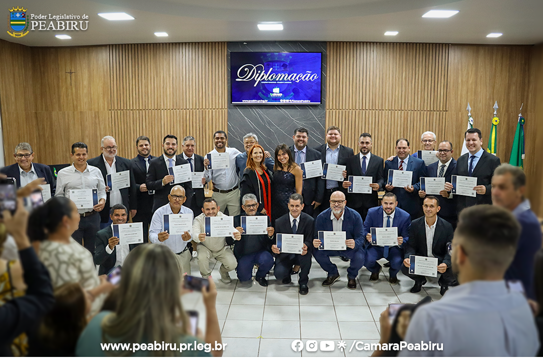 Diplomação dos eleitos de Peabiru e Araruna celebra a democracia e reafirma compromissos com a população