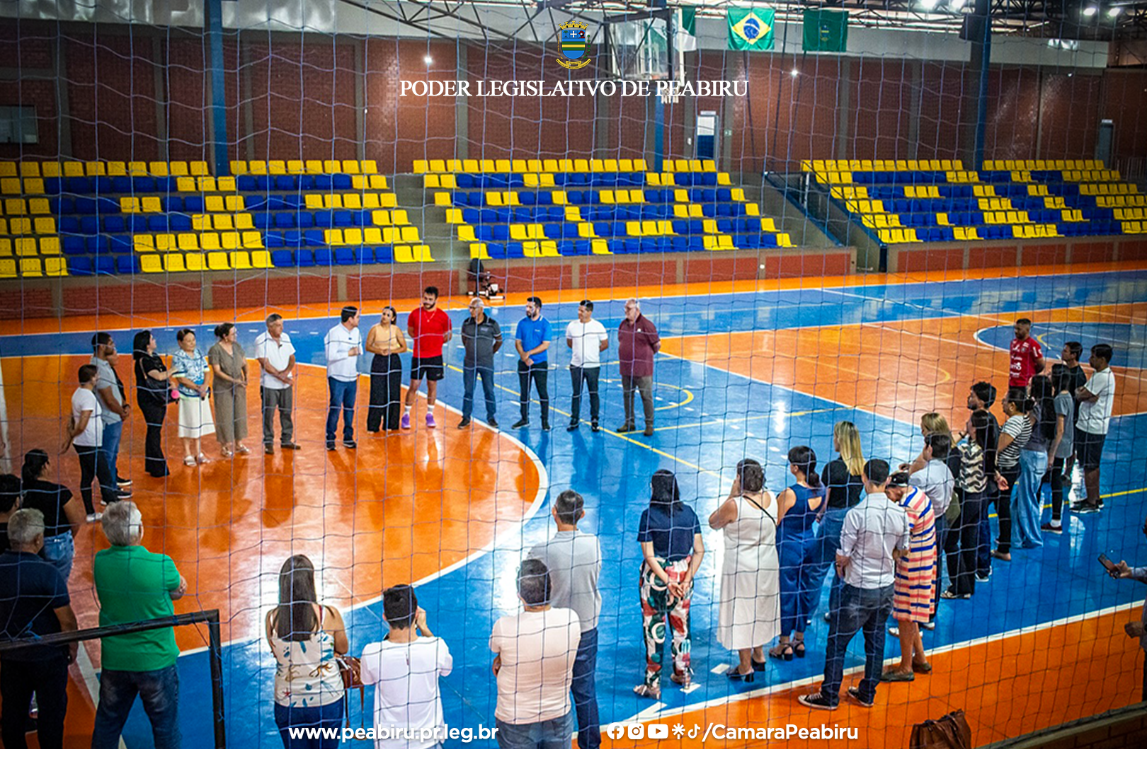 Inauguração de 1.000 Cadeiras no Ginásio Municipal de Esportes Professor Ary da Silva Marca Colaboração Entre Poderes em Peabiru