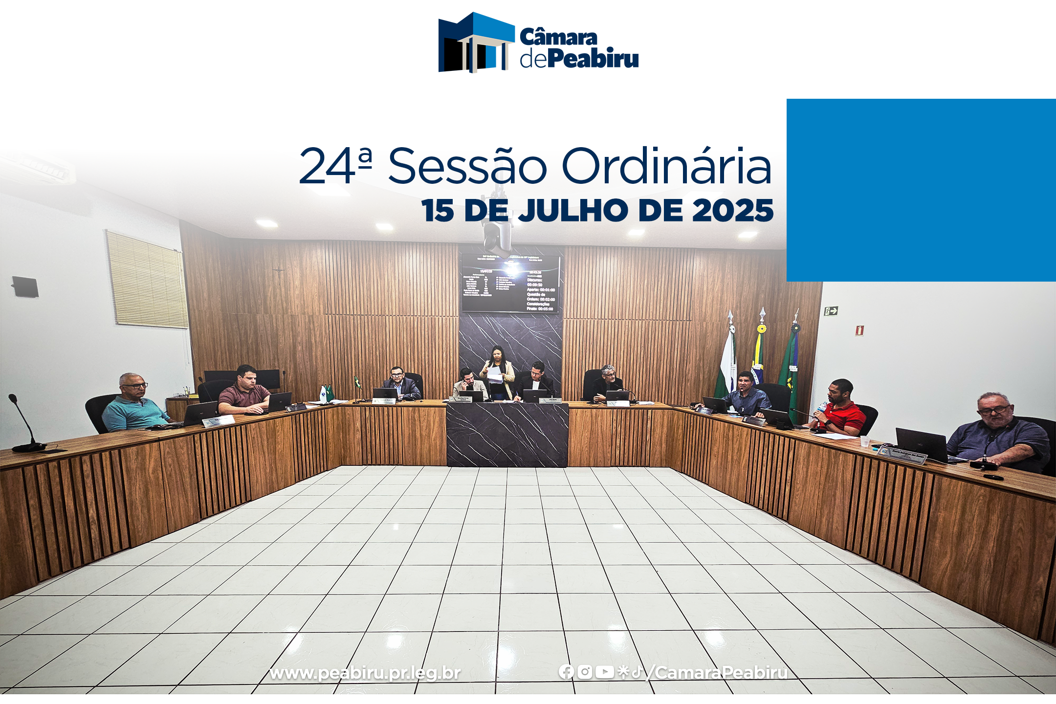 Luzes, Ação e Muito Debate: A Última Sessão Ordinária da Câmara de Peabiru Revela o Pulso da Cidade