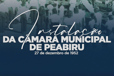 Memória e Democracia: A Trajetória Histórica da Instalação da Câmara de Peabiru