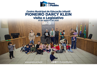 Pequenos Cidadãos, Grandes Ideias: CMEI Pioneiro Darcy Klein Semeia Consciência Verde na Câmara de Peabiru