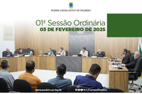 Primeira Sessão Ordinária de 2025 da Câmara Municipal de Peabiru: Vereadores apresentam demandas e reforçam compromisso com a população
