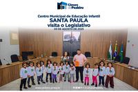 Sementes do Amanhã: CMEI Santa Paula Encanta a Câmara Municipal de Peabiru