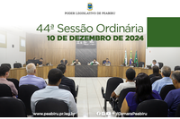 Última sessão ordinária da 17ª Legislatura emociona e reflete avanços em Peabiru